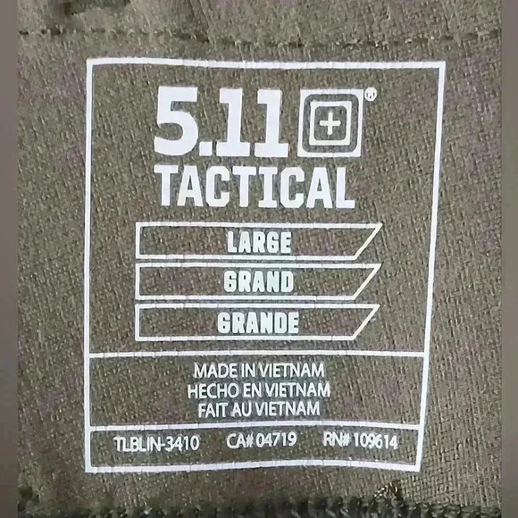 5.11 TACTICAL RACEN RANGE CAPRI LEGGINGS. - Picture 6 of 7